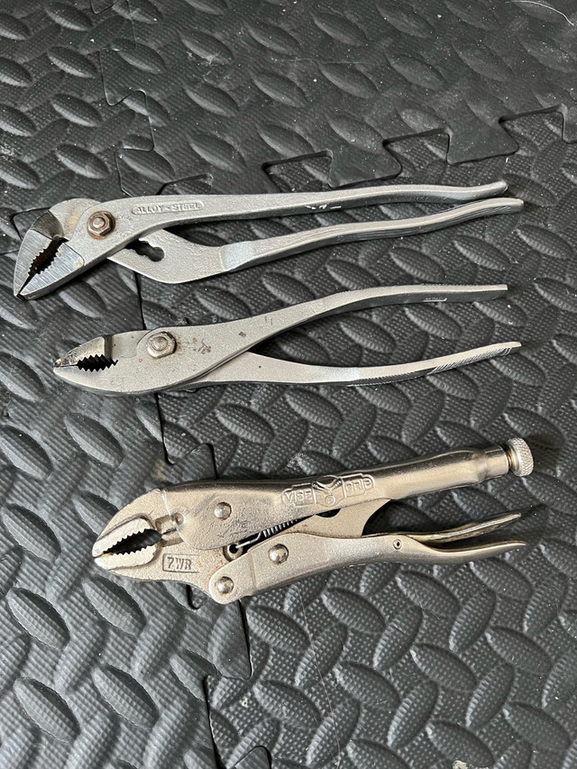 old pliers wrench