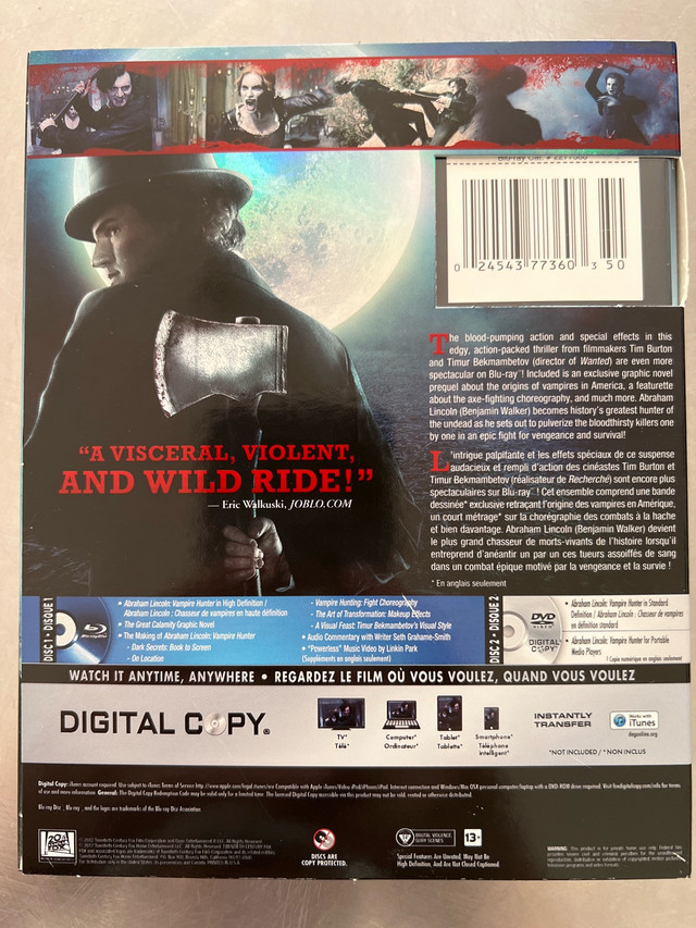 Abraham Lincoln Vampire Hunter (Blu-Ray) - photo 2