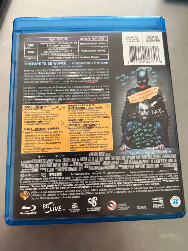 The Dark Knight & TDK Rises (Blue-Ray) - photo 3