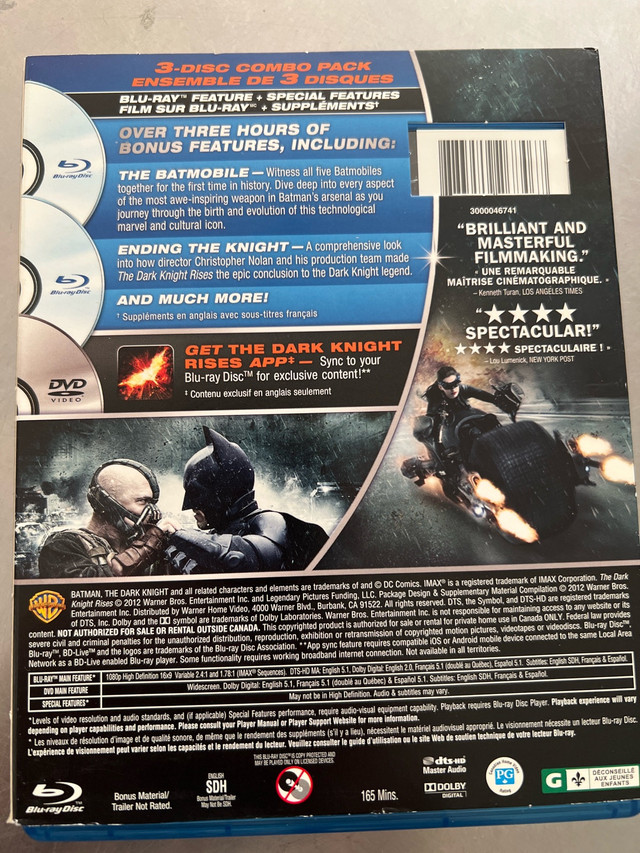 The Dark Knight & TDK Rises (Blue-Ray) - photo 5