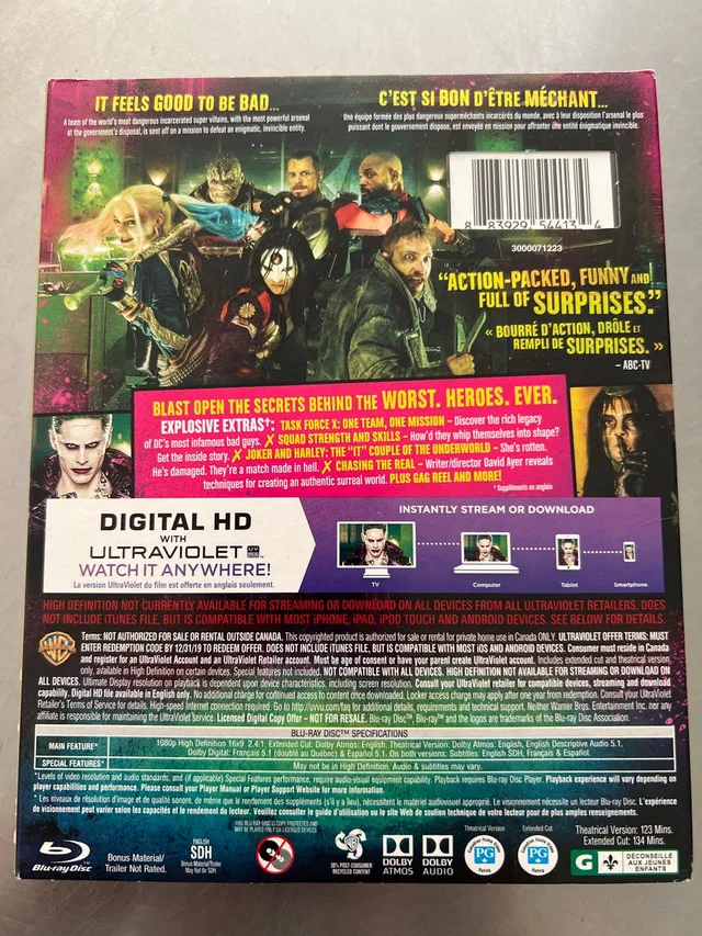 Suicide Squad (Blu-Ray) image indicator(2)