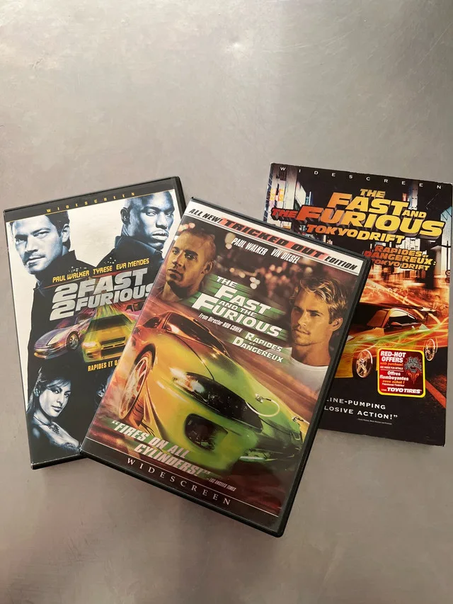 Fast & The Furious movie DVD thumbnail