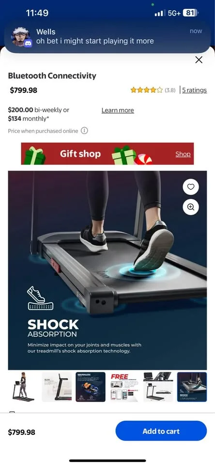 ISunny advanced treadmill with Bluetooth BNIB image indicator(7)