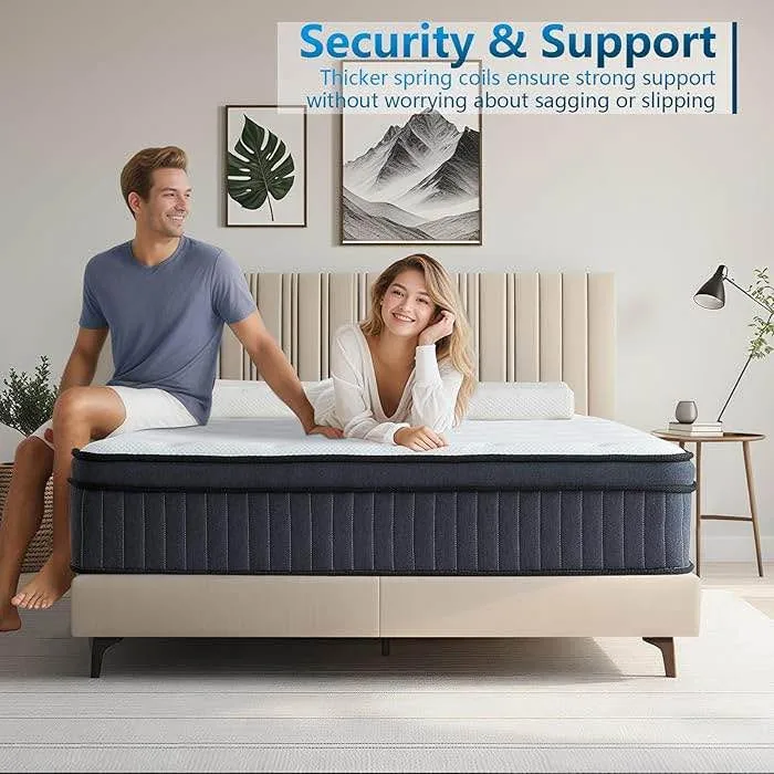 King Size Mattress, 12 Inch Memory Foam Hybrid Mattress image indicator(6)