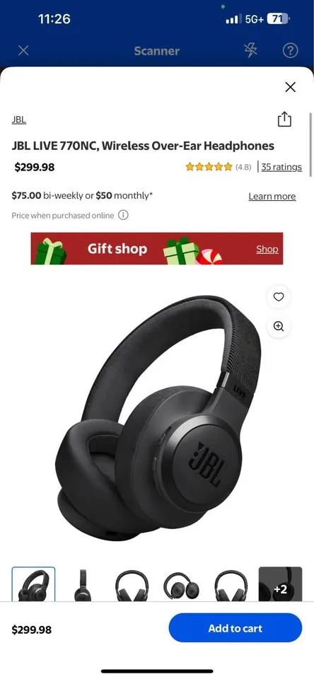 JBL LIVE 770nc brand new never used thumbnail