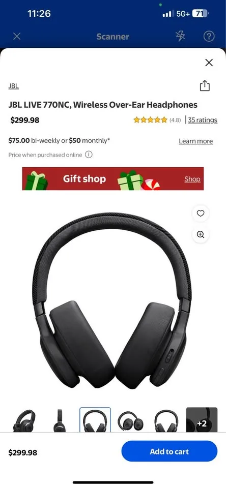 JBL LIVE 770nc brand new never used image indicator(3)