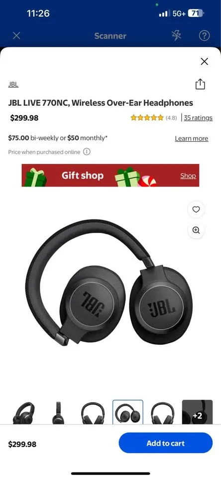 JBL LIVE 770nc brand new never used image indicator(4)