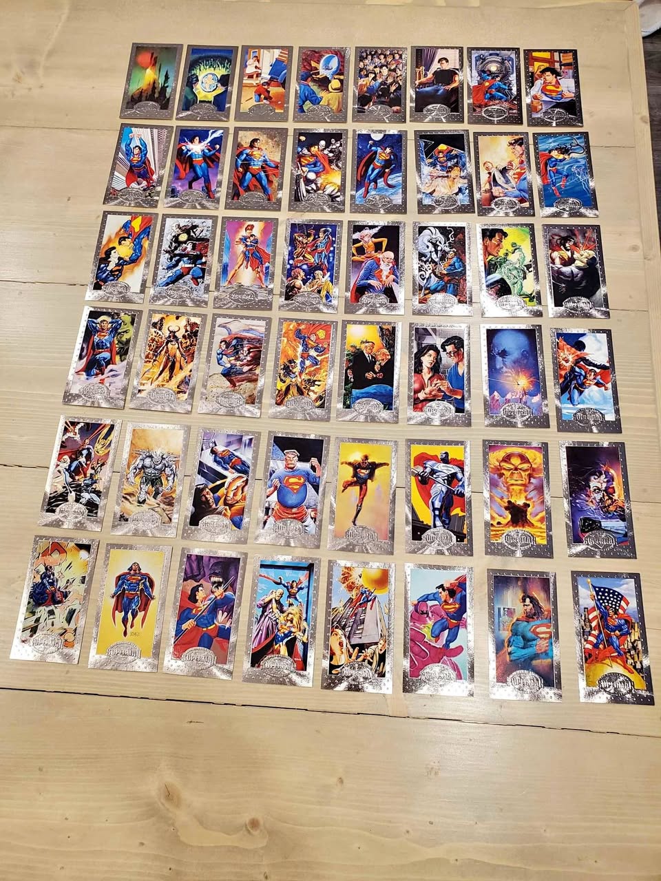 (48) 1994 Skybox Superman Cards