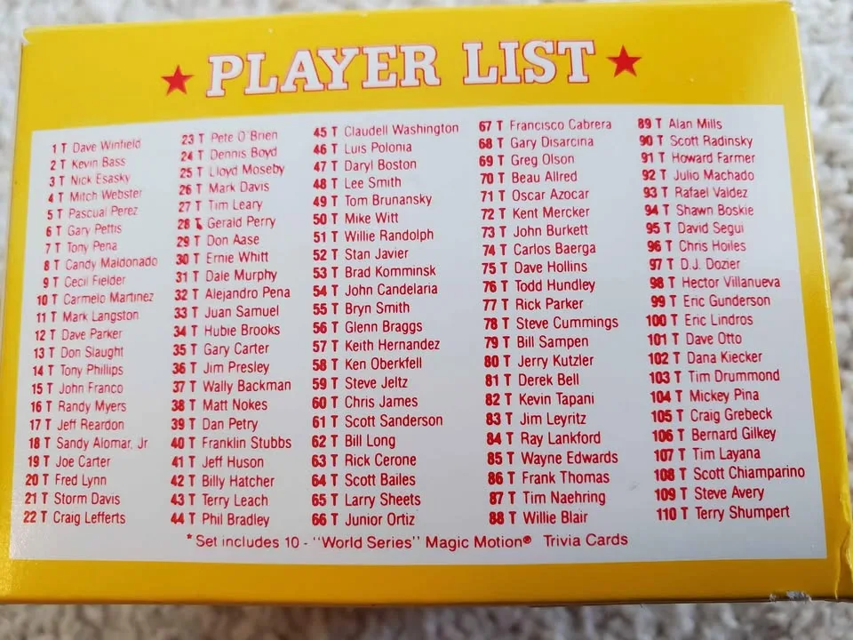 1990 Score Rookie and Traded Baseball Card Set image indicator(3)