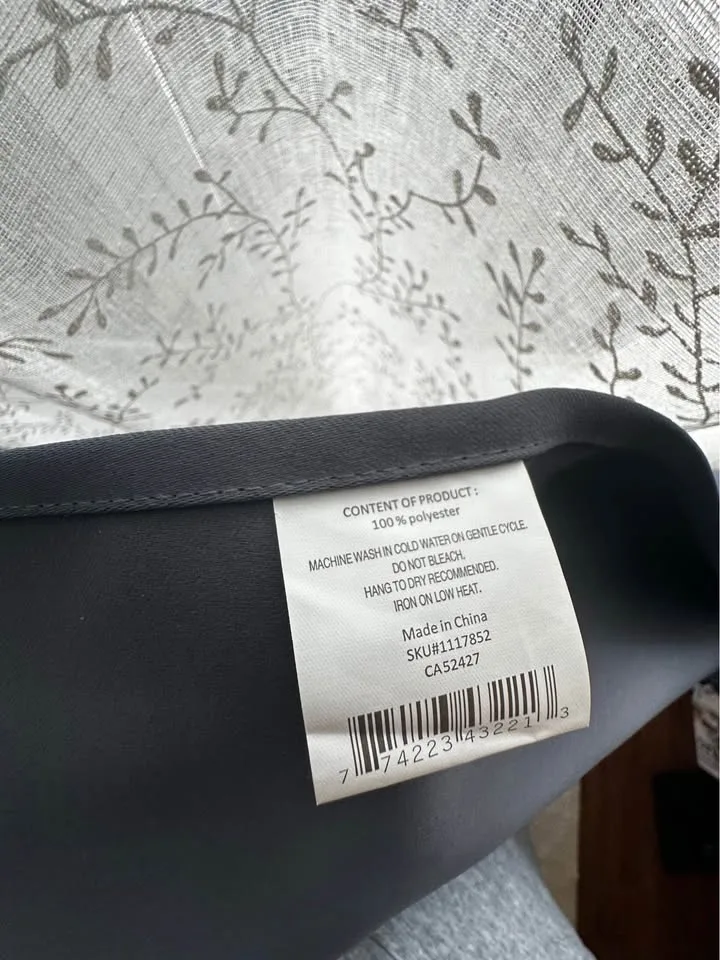 Curtain set (with double rod set) image indicator(4)