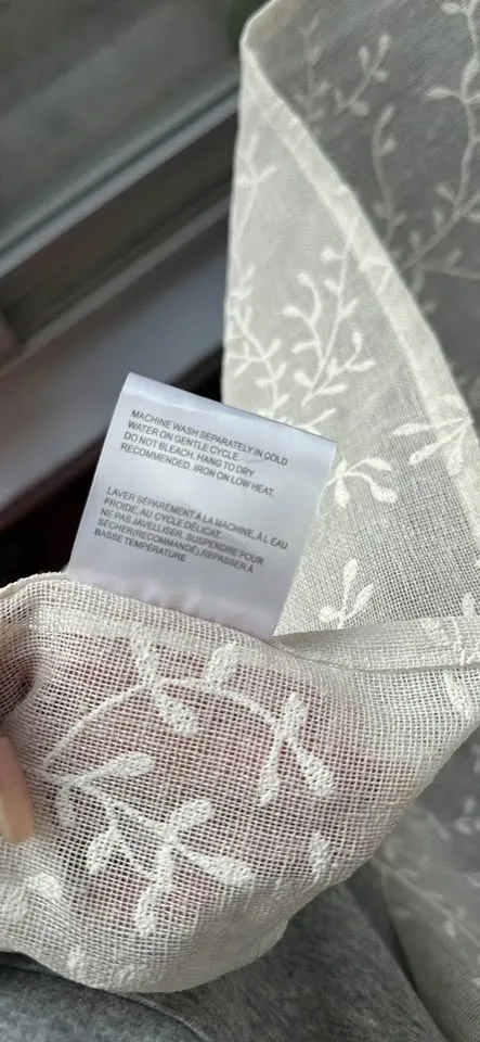 Curtain set (with double rod set) image indicator(6)