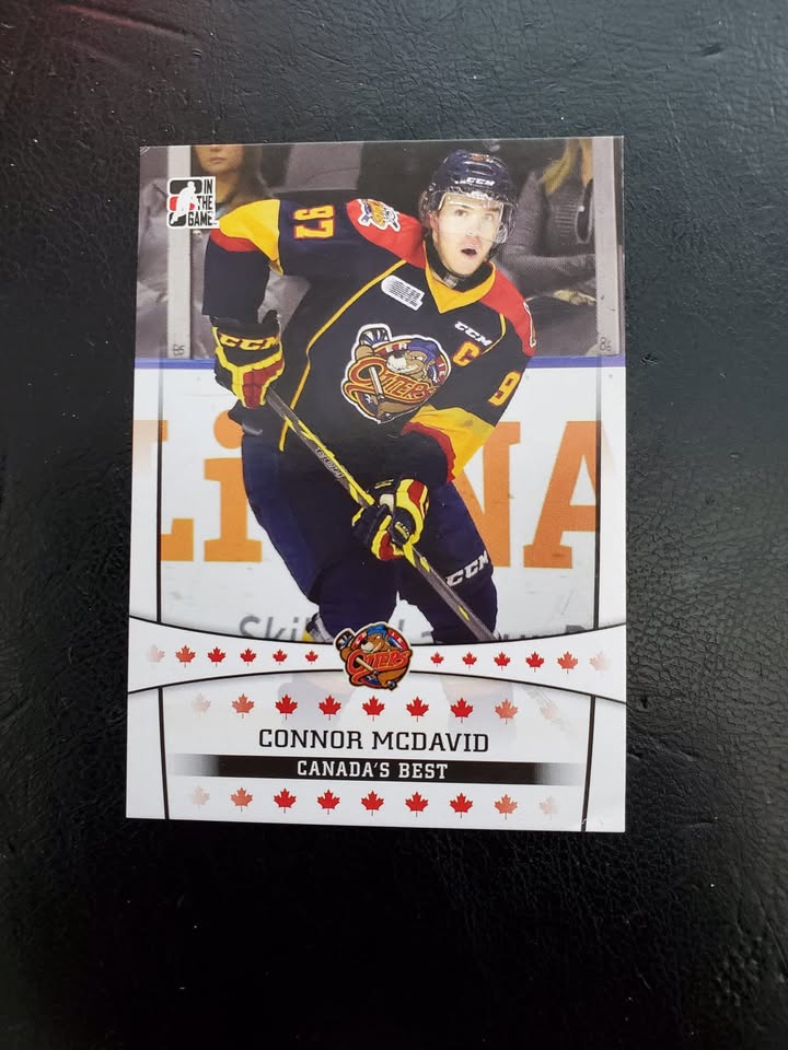 Connor McDavid "Canada's Best" Leaf Rookie Card - photo 3