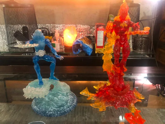 Marvel Human Torch & Iceman Fire & Ice Bundle image indicator(9)