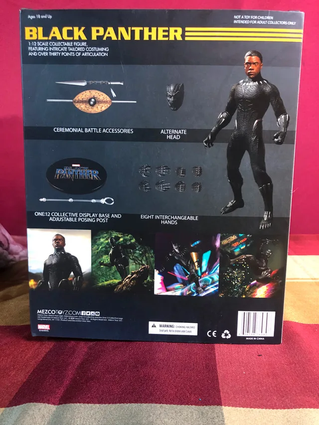 Mezco Black Panther (Custom) with Storm/Wakanda Forces image indicator(2)