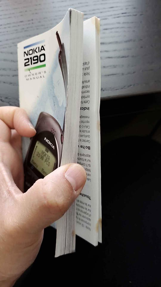 Vintage Nokia 2190 Owner's Manual (manual ONLY) - photo 4