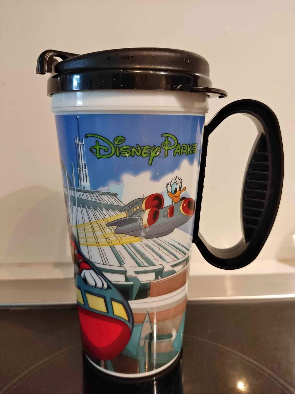 Disney Space Mountain Reusable Cup With Lid