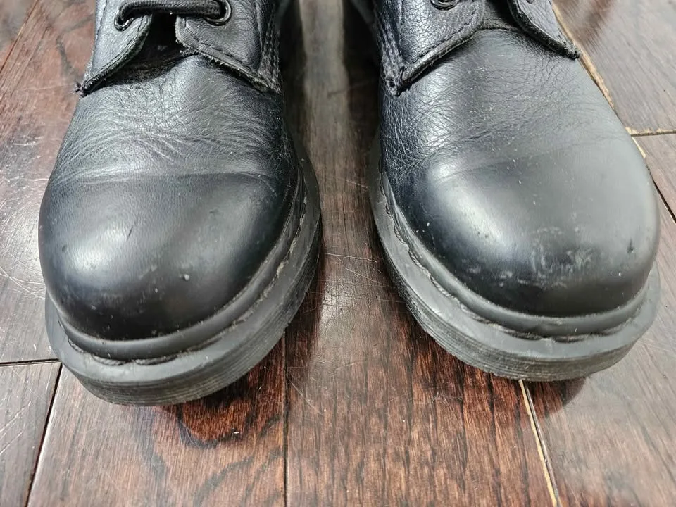 Womens 8 Dr. Martens Pascal Mono Black Combat Boots image indicator(9)