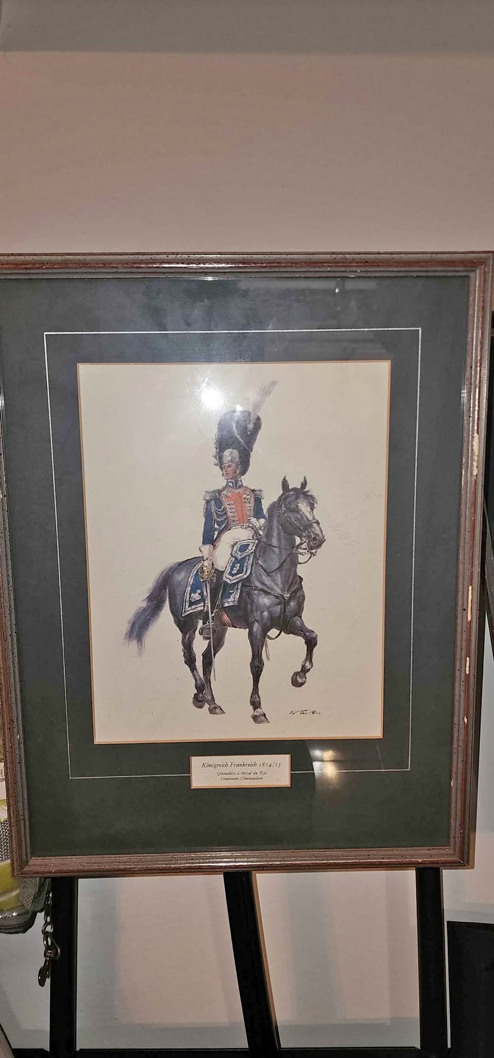 Konigreich Frankreich 1814/1815 photo and frame