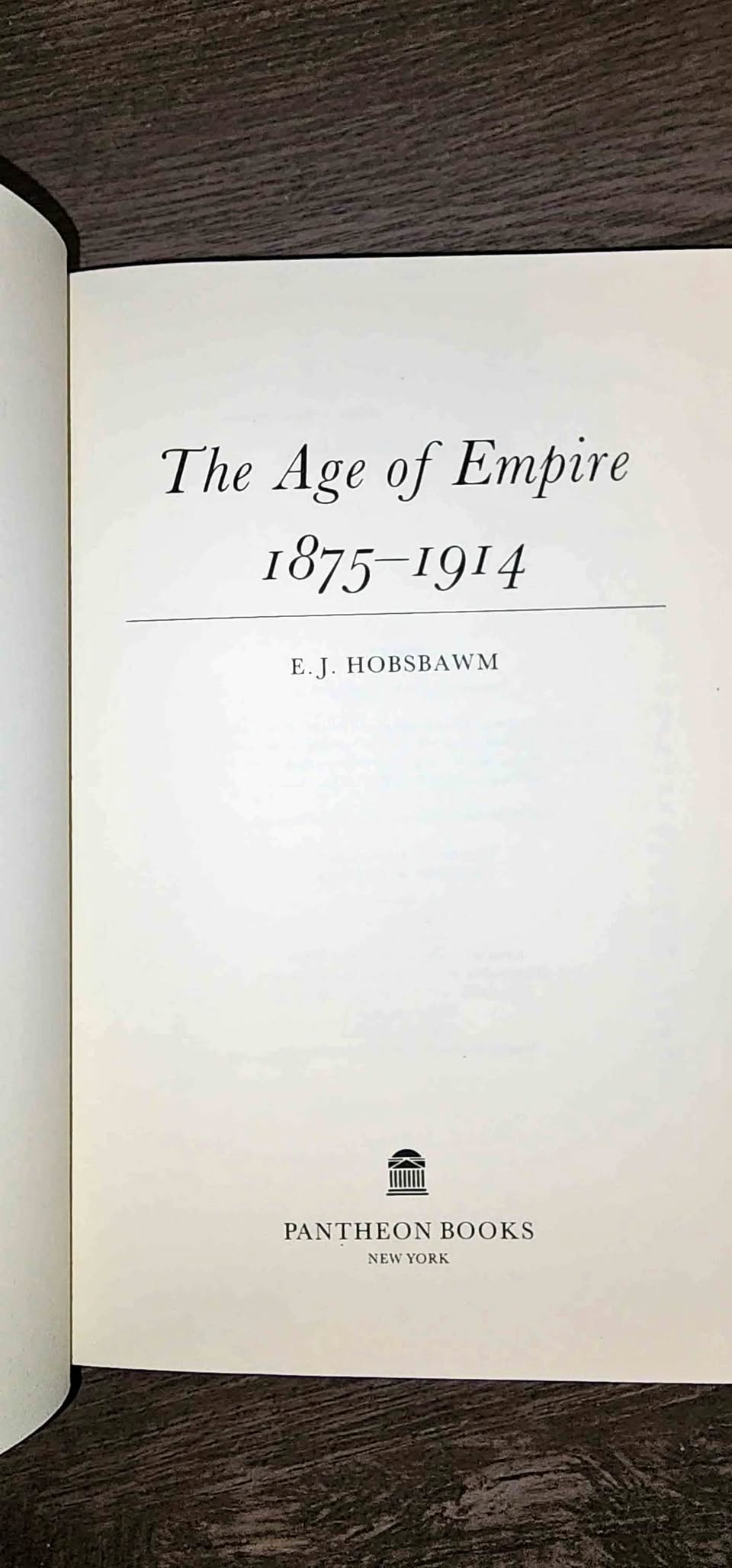 The Age pf Empire 1875 - 1914 hardbound book
