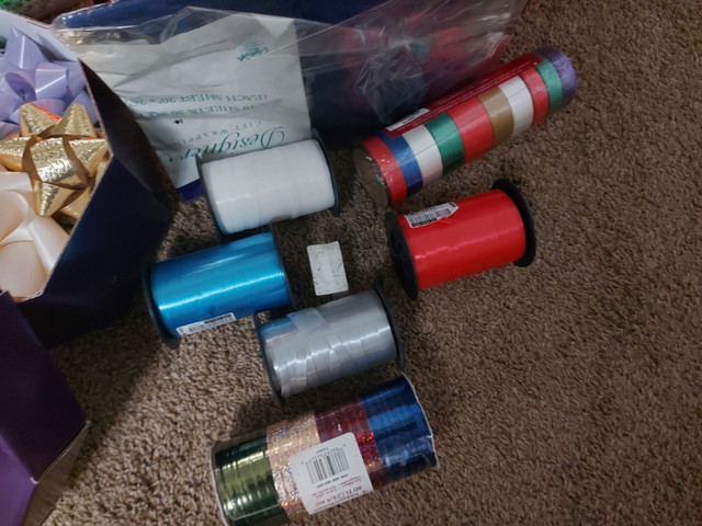 Assorted Christmas & Gift Giving Bags, Ribbons, Bows, and Cards! - photo 3