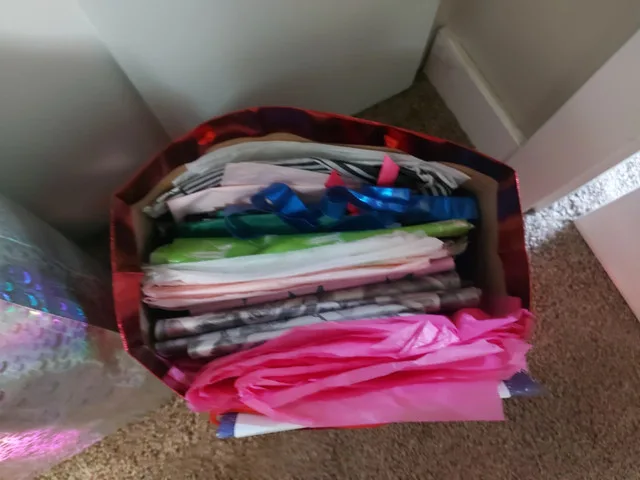 Assorted Christmas & Gift Giving Bags, Ribbons, Bows, and Cards! image indicator(7)