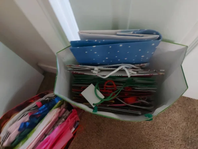 Assorted Christmas & Gift Giving Bags, Ribbons, Bows, and Cards! image indicator(8)