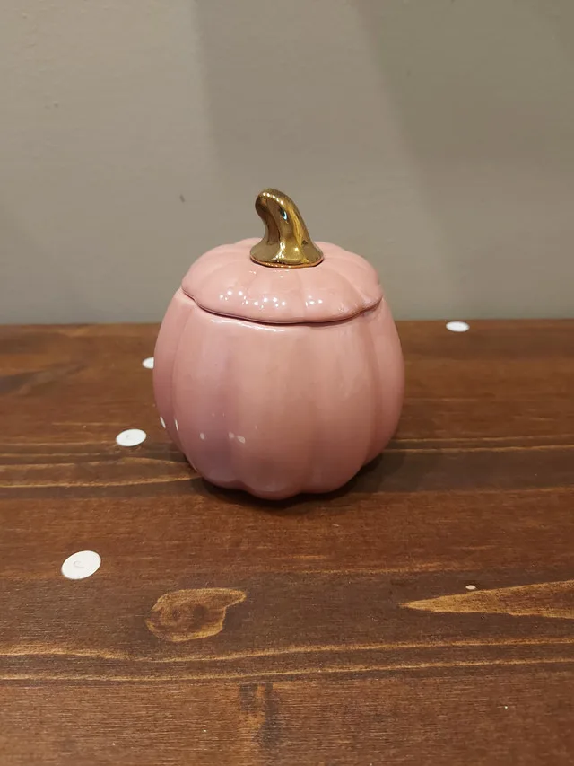 Charmed Aroma Pink Pumpkin Candle Holder
