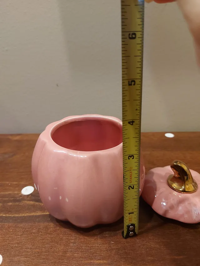 Charmed Aroma Pink Pumpkin Candle Holder image indicator(5)