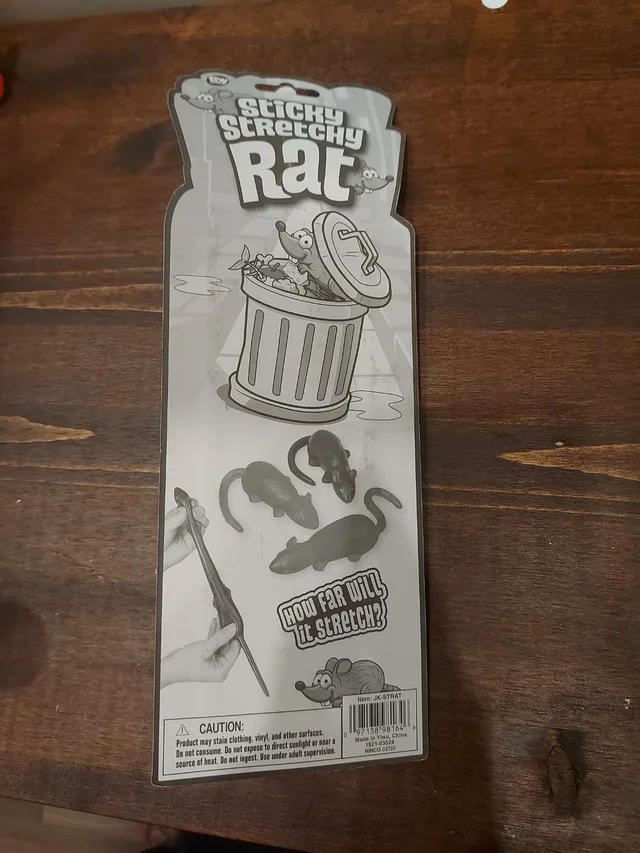 Sticky Stretchy Rat Fidget Toy image indicator(2)