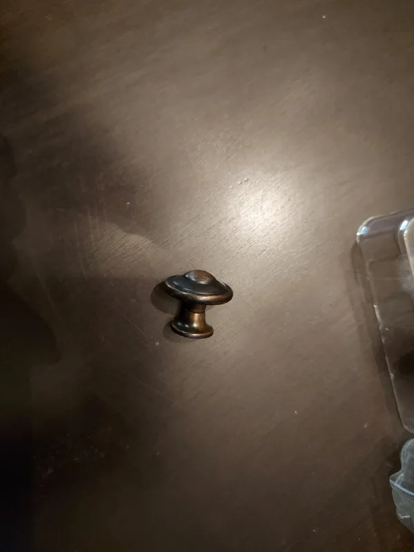 12 Dark Brass Brushed Drawer Knobs image indicator(3)