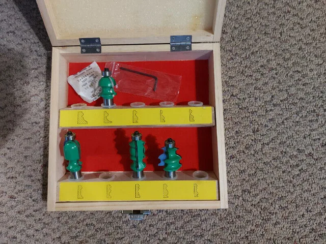 Artisan Precision Router Bits - 4 Pcs Incomplete Sets