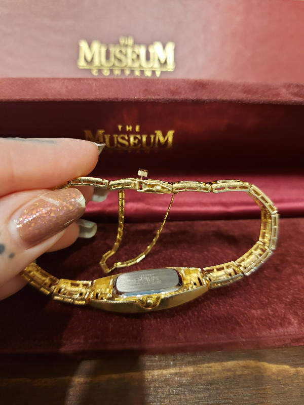 14K Gold Ladies Greek Key Watch by The Museum Company - photo 5