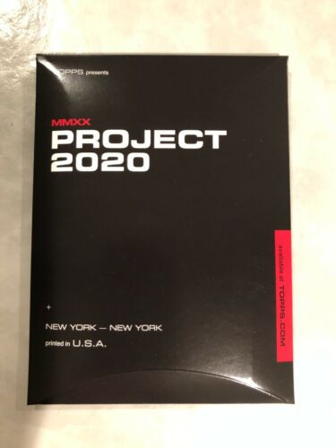 Project 2020 Topps Baseball Cards - $10 Each