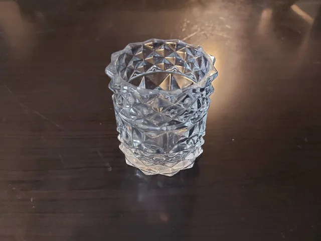 Short Vase or Candle Vessel