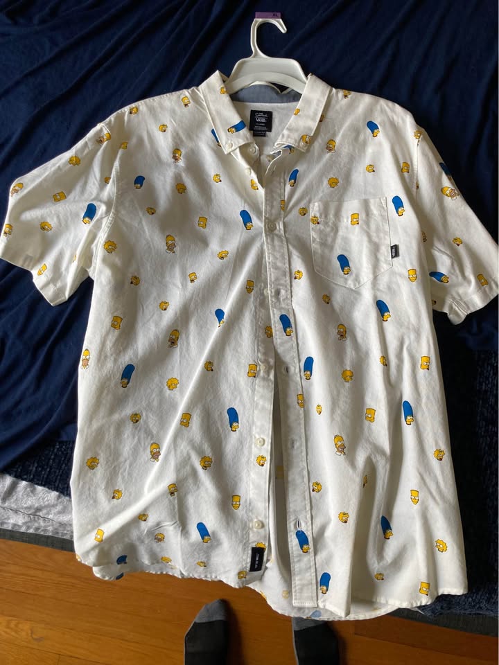 The Simpsons/ Vans button up XL - photo 3