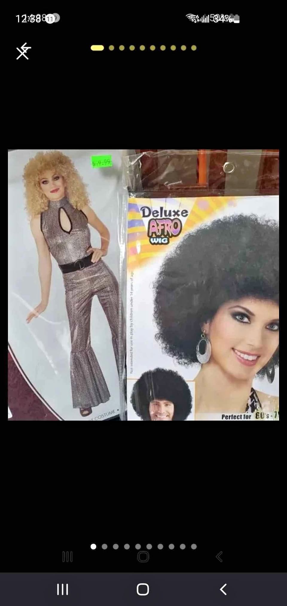 70s Disco Diva Costume + Wig