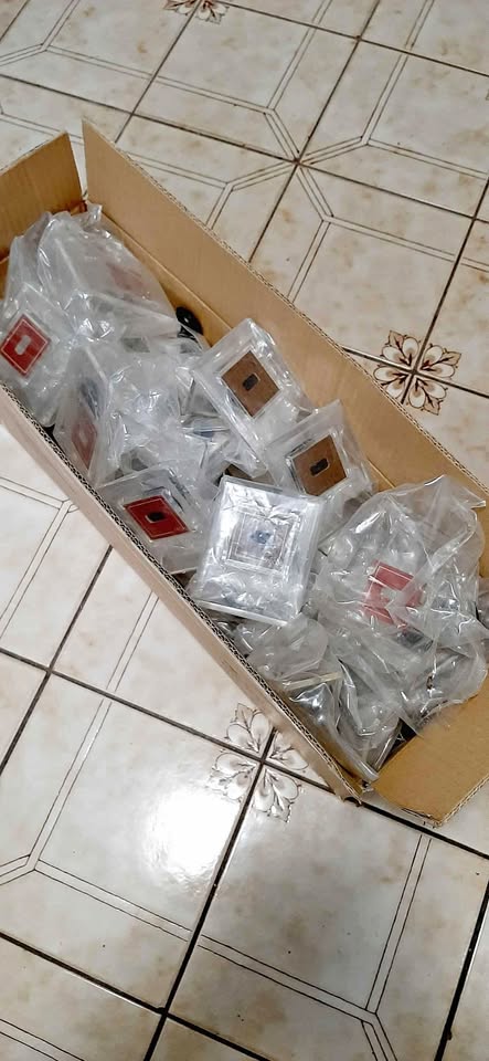 80's Acrylic Clock Frames, No LCD Movement