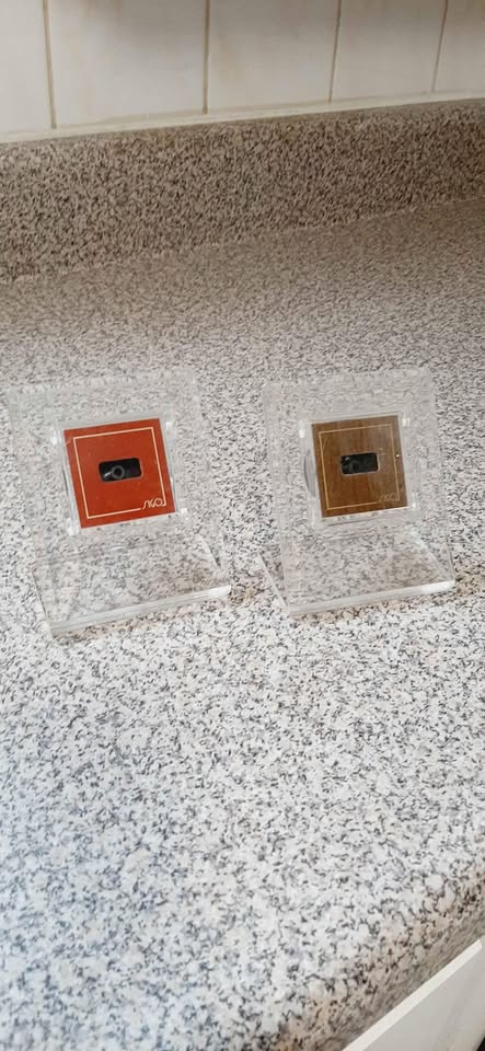 80's Acrylic Clock Frames, No LCD Movement - photo 2