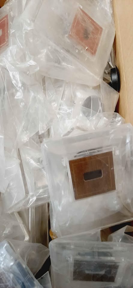 80's Acrylic Clock Frames, No LCD Movement - photo 5