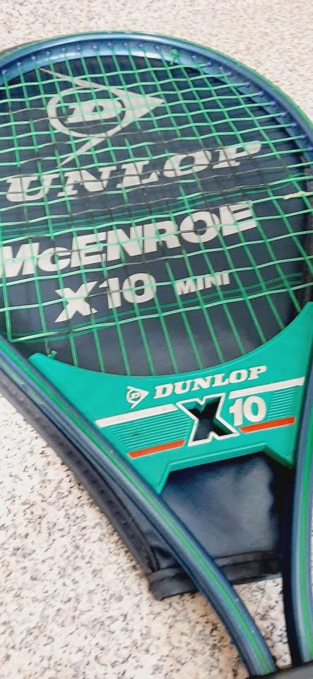 2 Dunlop McEnroe x10 mini tennis racket racquet $30 each - photo 2