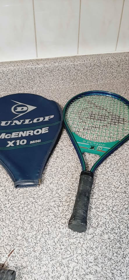 2 Dunlop McEnroe x10 mini tennis racket racquet $30 each - photo 3