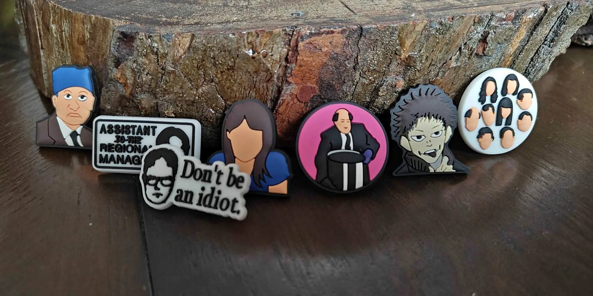 The office croc jibbitz