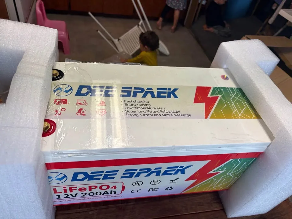 Lithium iron phosphate deep cycle battery- 12v 200h rechargeable image indicator(2)