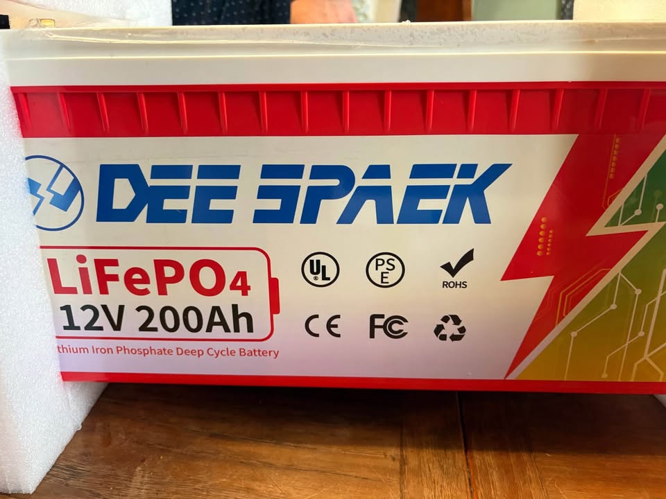 Lithium iron phosphate deep cycle battery- 12v 200h rechargeable - photo 3