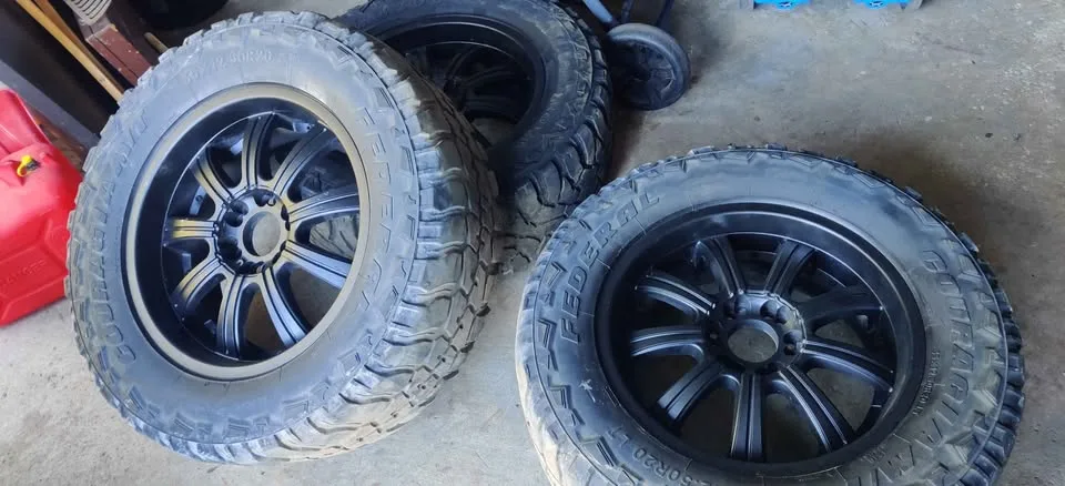 20 inch rims with mud tires image indicator(8)