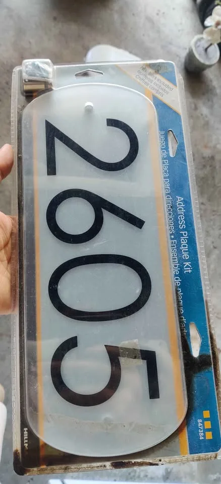 Brand new plaque for home address image indicator(2)