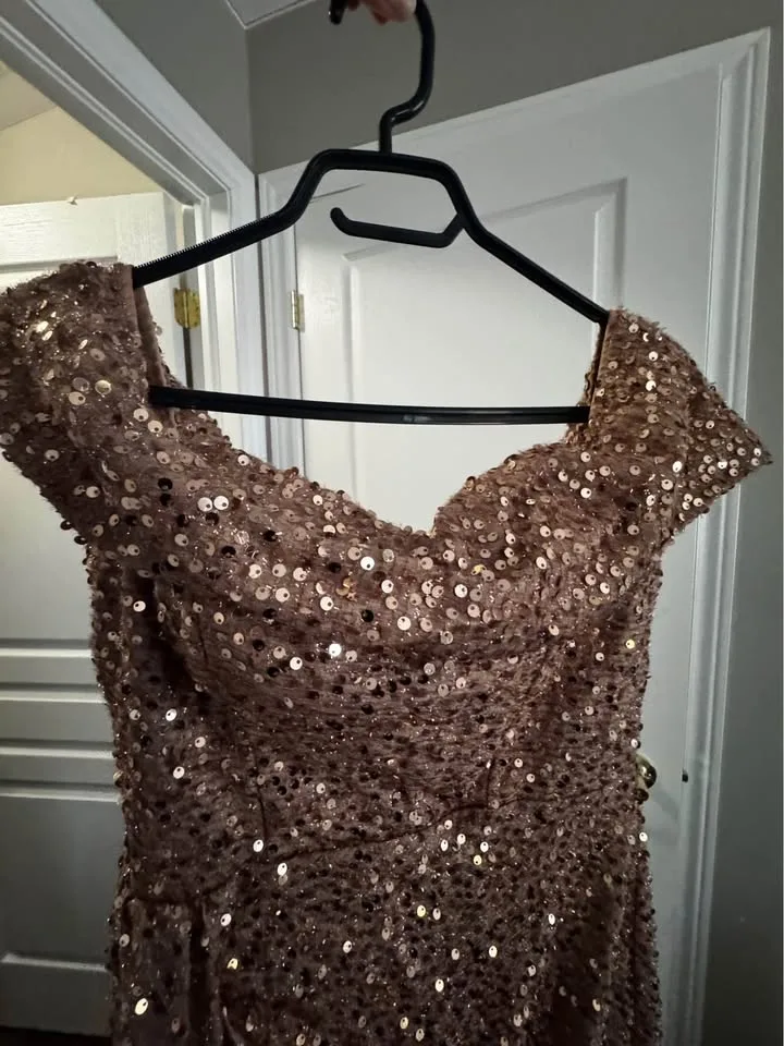 Gold Sequence Dress image indicator(3)