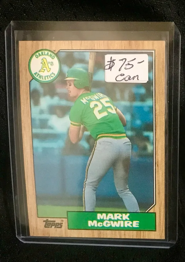 1987 Topps Mark McGwire #366 thumbnail