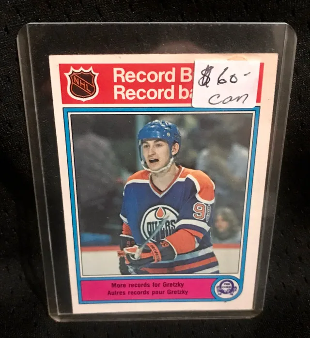 1982-83 OPC #1 Wayne Gretzky Record Breaker Oilers thumbnail