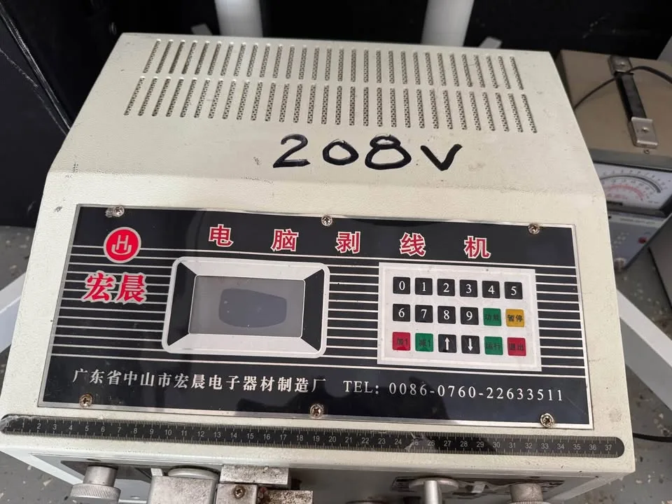 Automatic wire stripping machine image indicator(3)